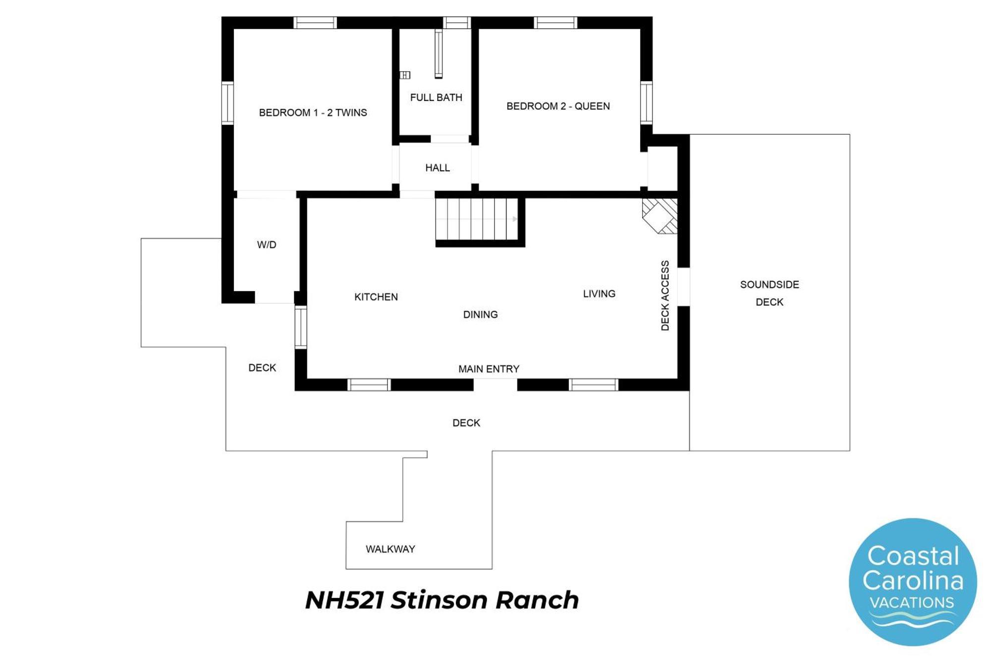 Nh521 Stinson Ranch Villa Nags Head Bagian luar foto